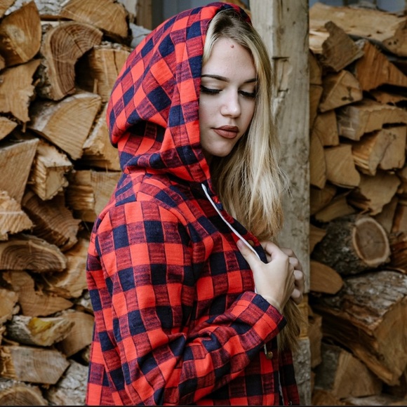 NWT Plaid jacket, fleece lined flannel Sz M, L available - Picture 4 of 5